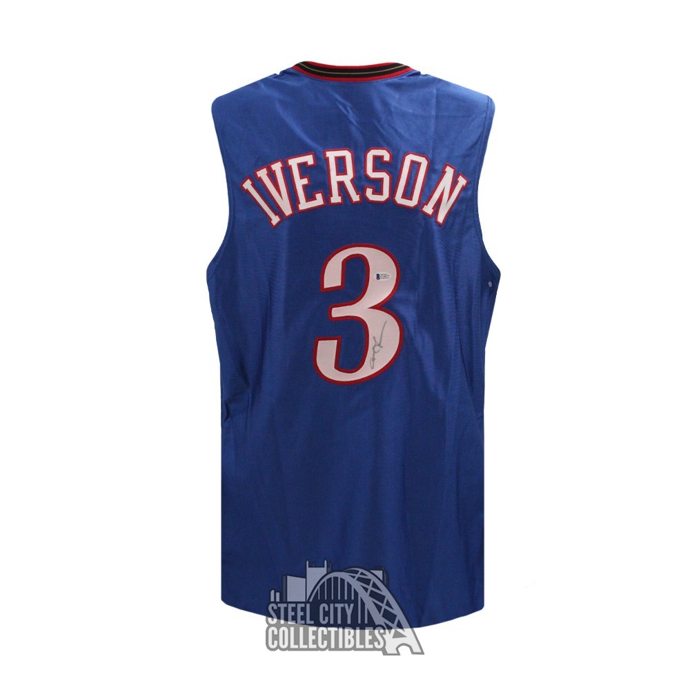 Allen Iverson Signed Jersey (Beckett COA)