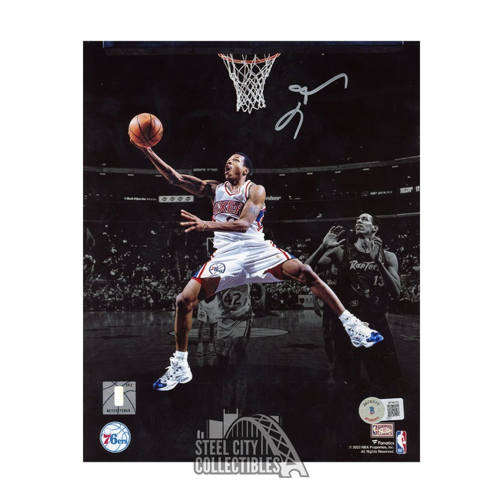 Allen Iverson Autographed Philadelphia Custom Black Basketball Jersey - BAS