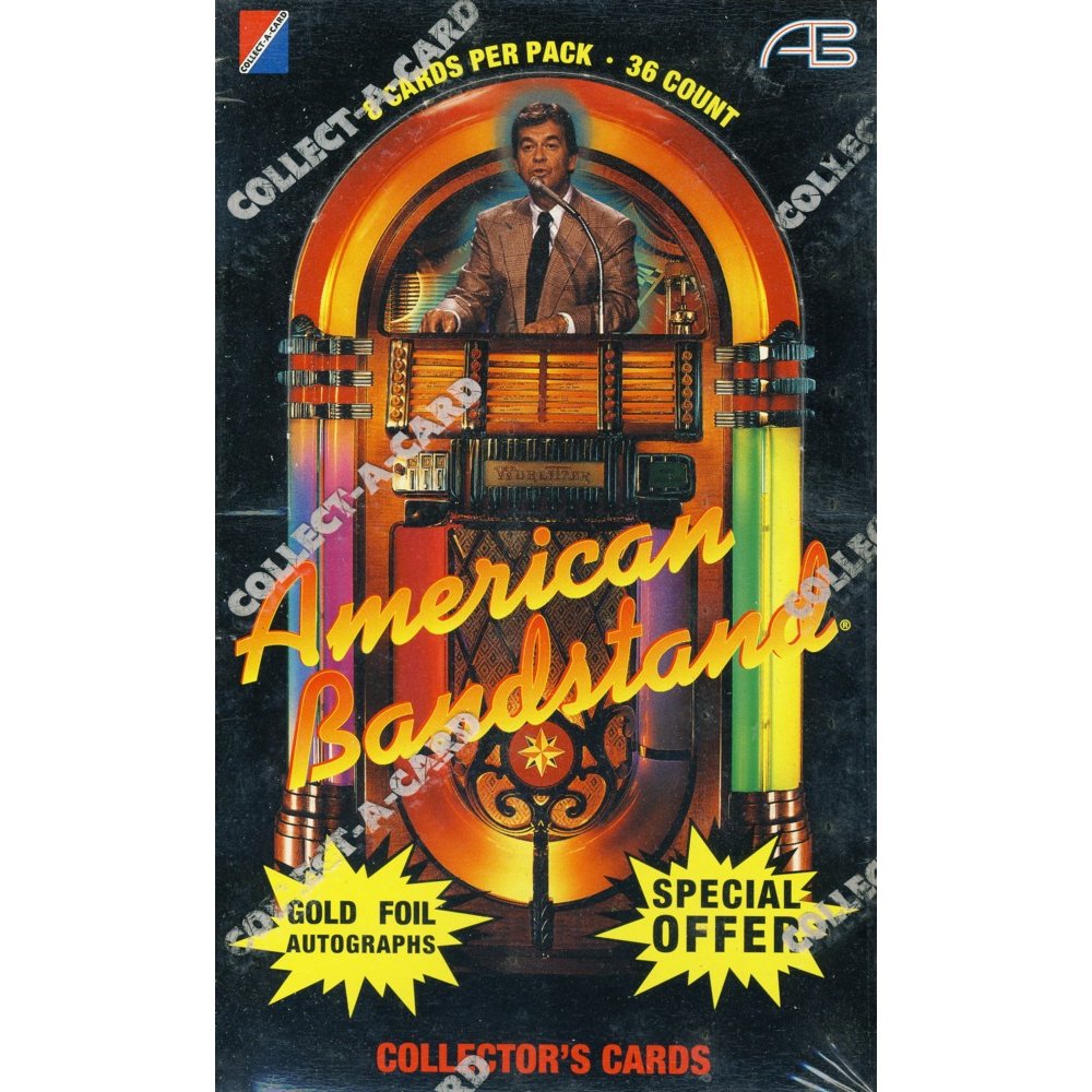 1993 Collect-A-Card American Bandstand Trading Cards Box | Steel