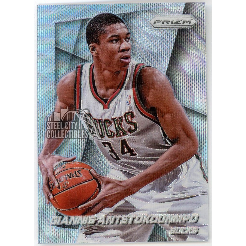 その他 NBA Giannis Antetokounmpo 2014-15 Prizm Giannis Antetokounmpo 2014-15 Panini Prizm Blue Wave Card #73