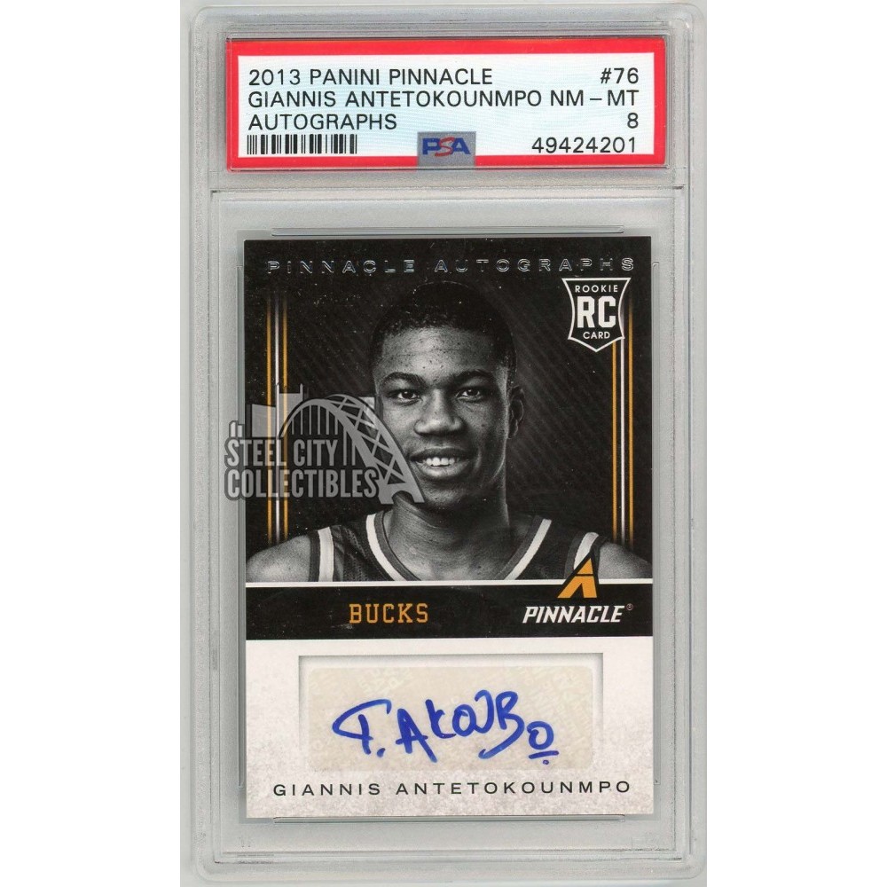 Giannis Antetokounmpo 2013-14 Panini Pinnacle Rookie Autograph