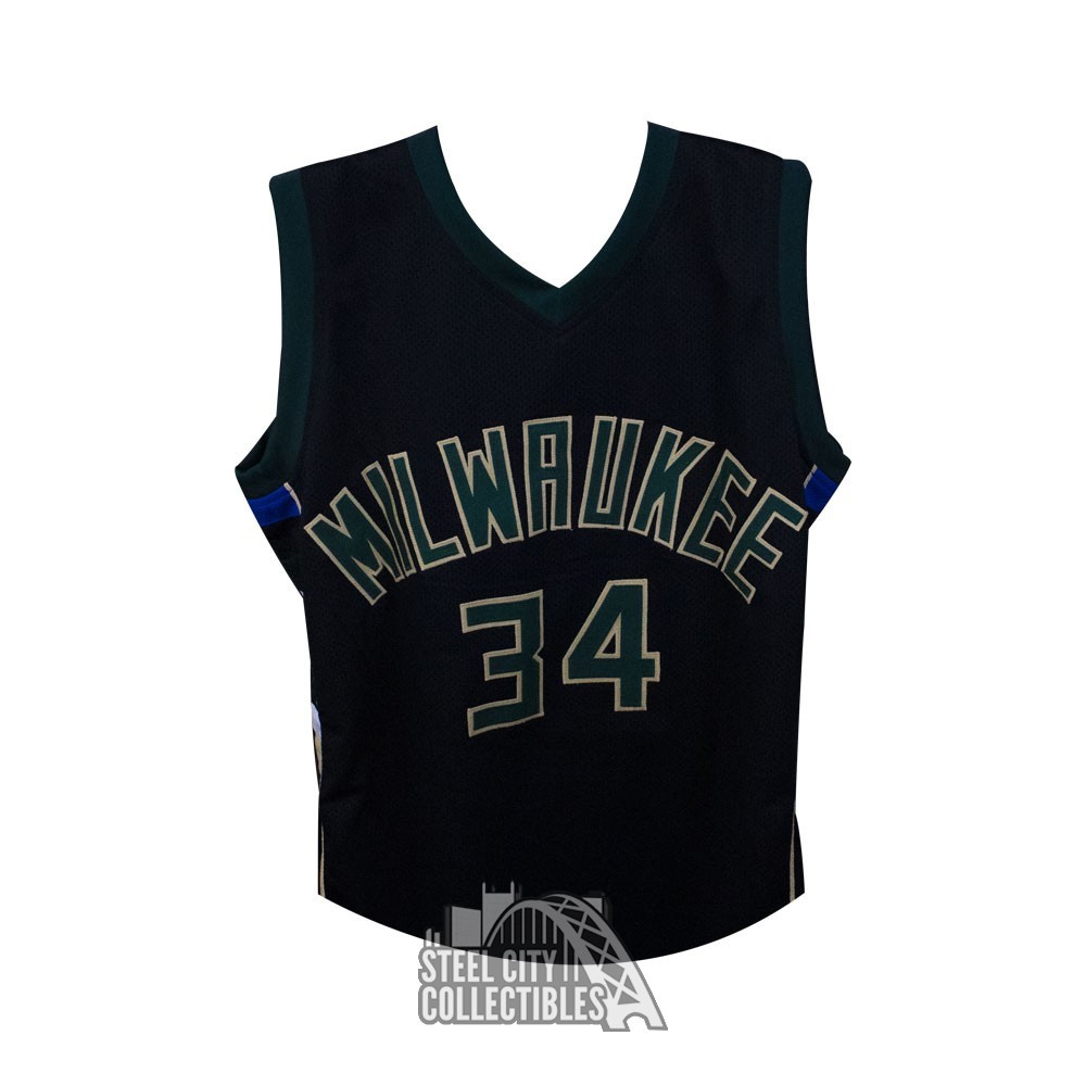 Giannis Antetokounmpo Milwaukee Bucks Autographed White Custom Jersey