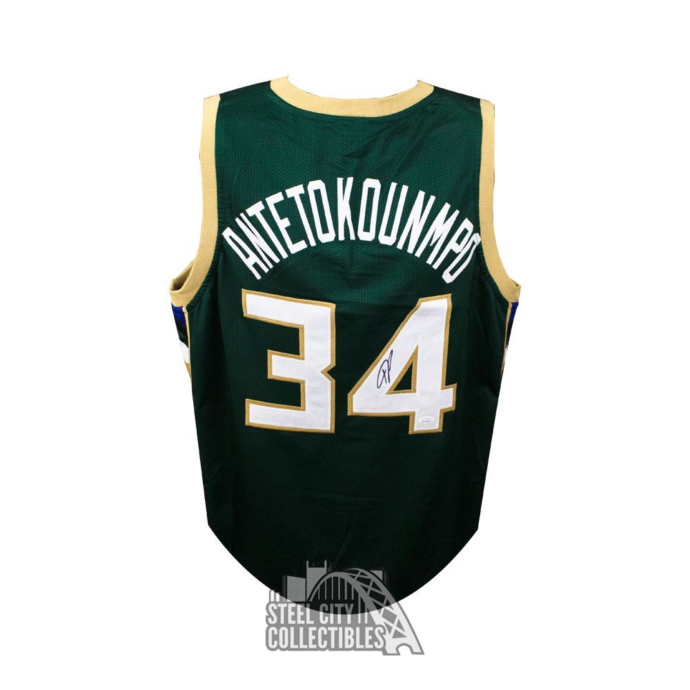 greek freak autographed jersey