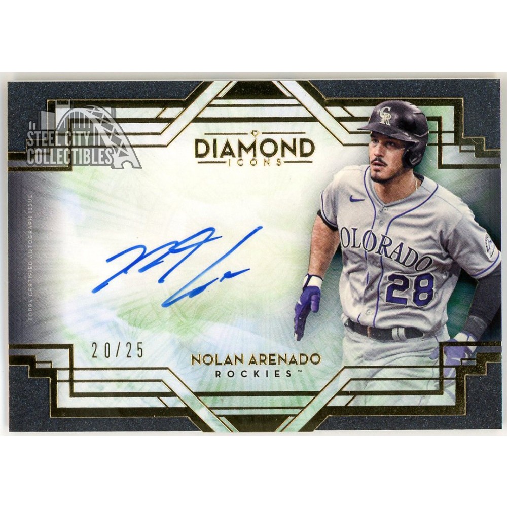 Nolan Arenado 2021 Topps Diamond Icons Autograph Card #DIA-NA 20 