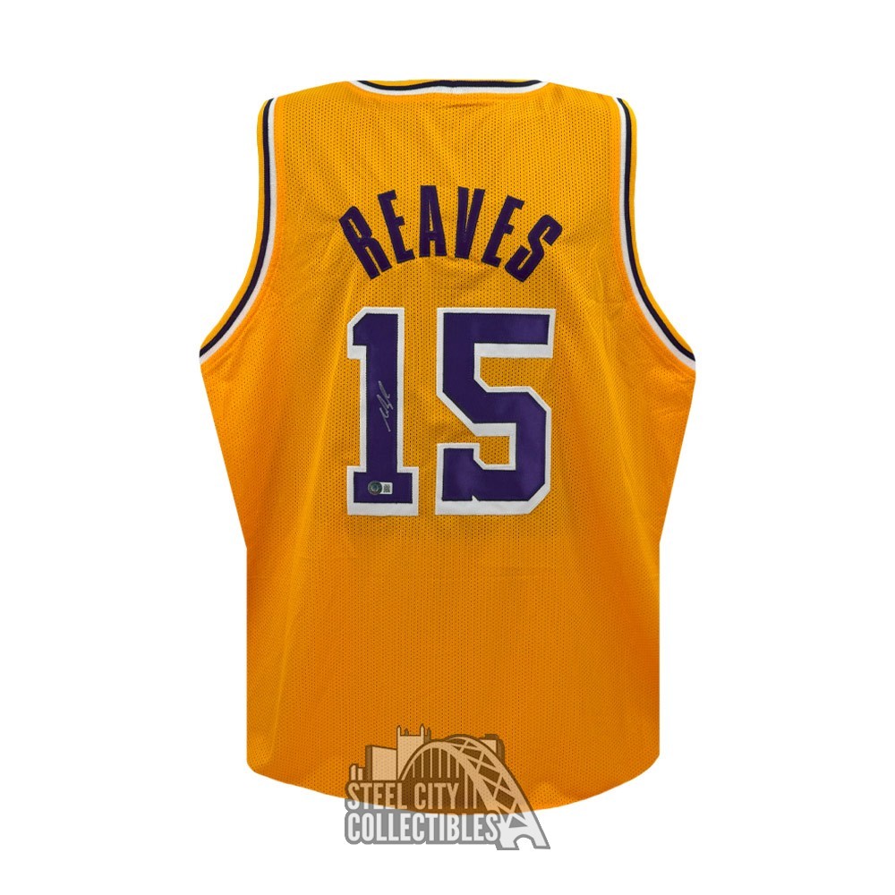 Austin Reaves Autographed Los Angeles Custom Gold Basketball Jersey