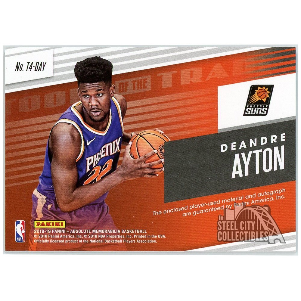 Deandre Ayton 2018-19 Panini Absolute Tools of the Trade Rookie 
