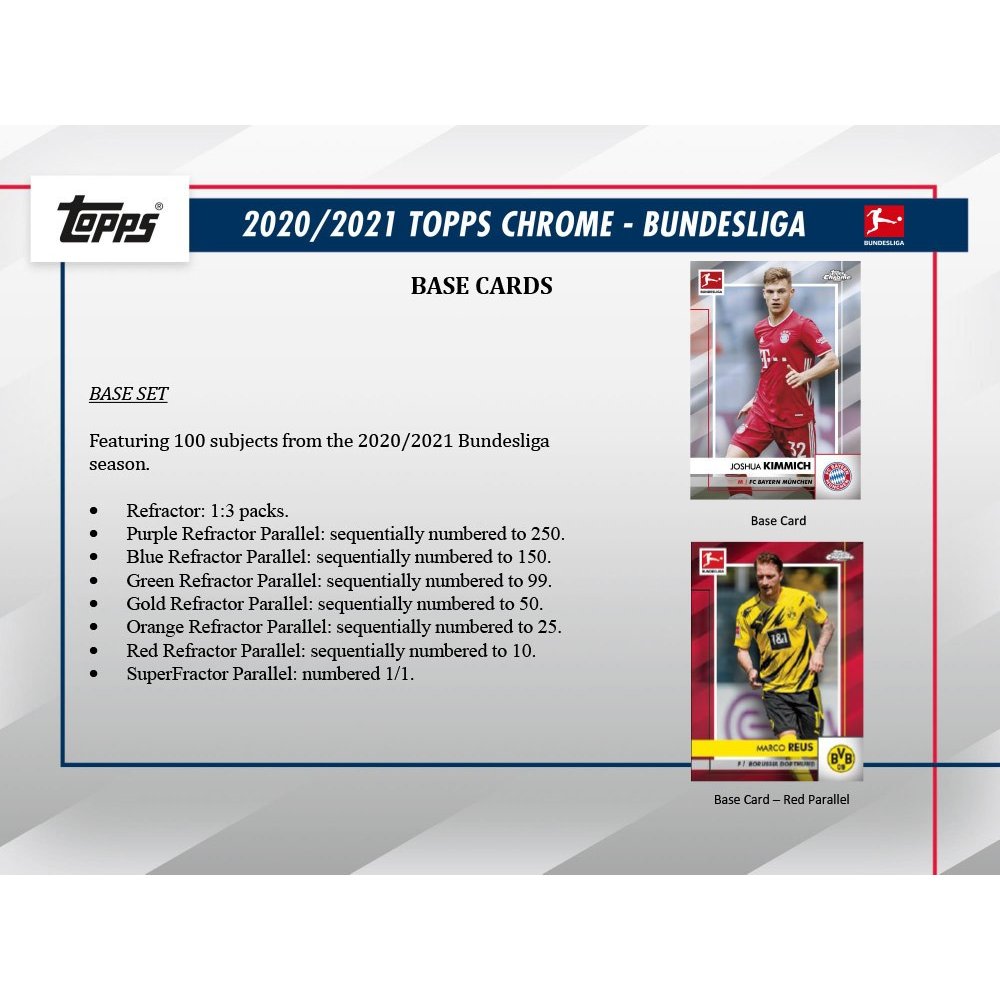 2020-21 Topps Chrome Bundesliga Soccer Hobby Box | Steel City 