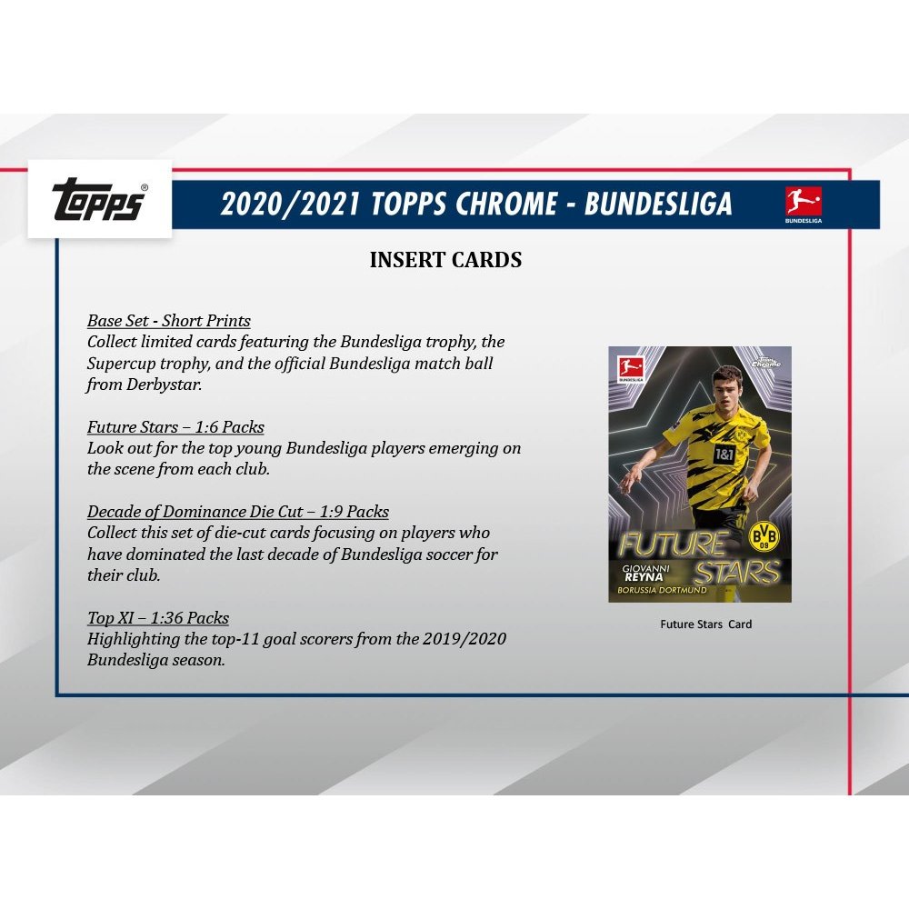 Topps Chrome Bundesliga Hobby Soccer Box 2020-21 | eBay