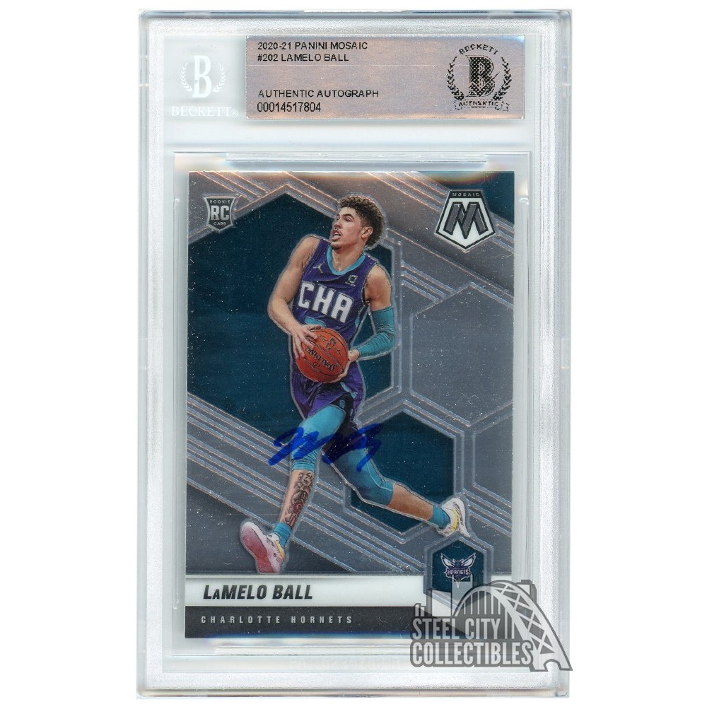 lamelo ball panini autograph