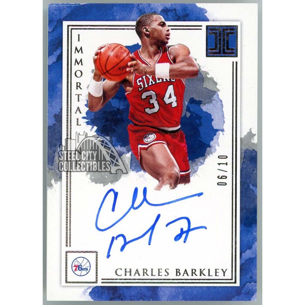 Charles Barkley 2019-20 Panini Impeccable Immortal Ink Autograph