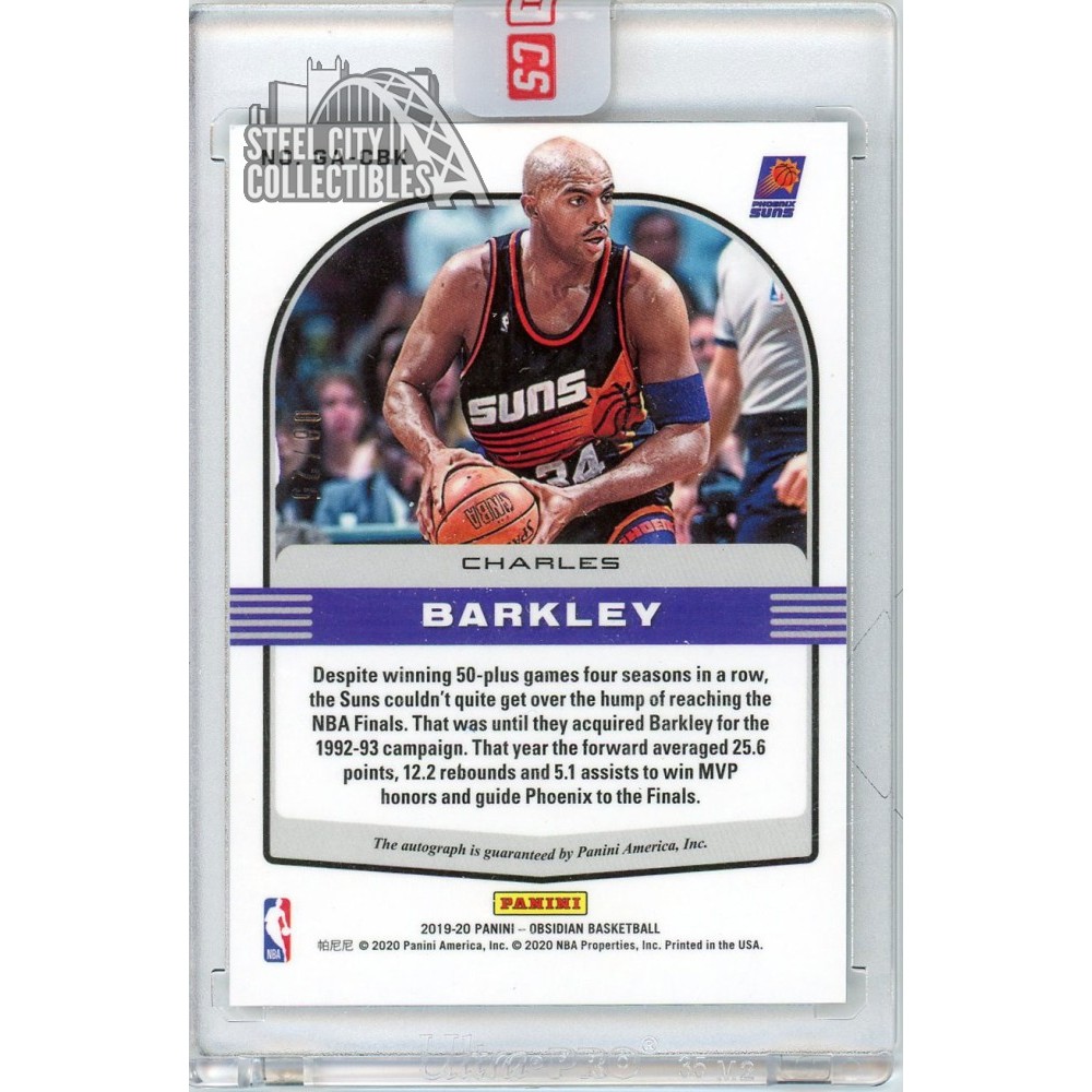 Revolution Charles Barkley Auto サイン　NBA Charles Barkley 2019-20 Panini Obsidian Galaxy Autograph Card #GA
