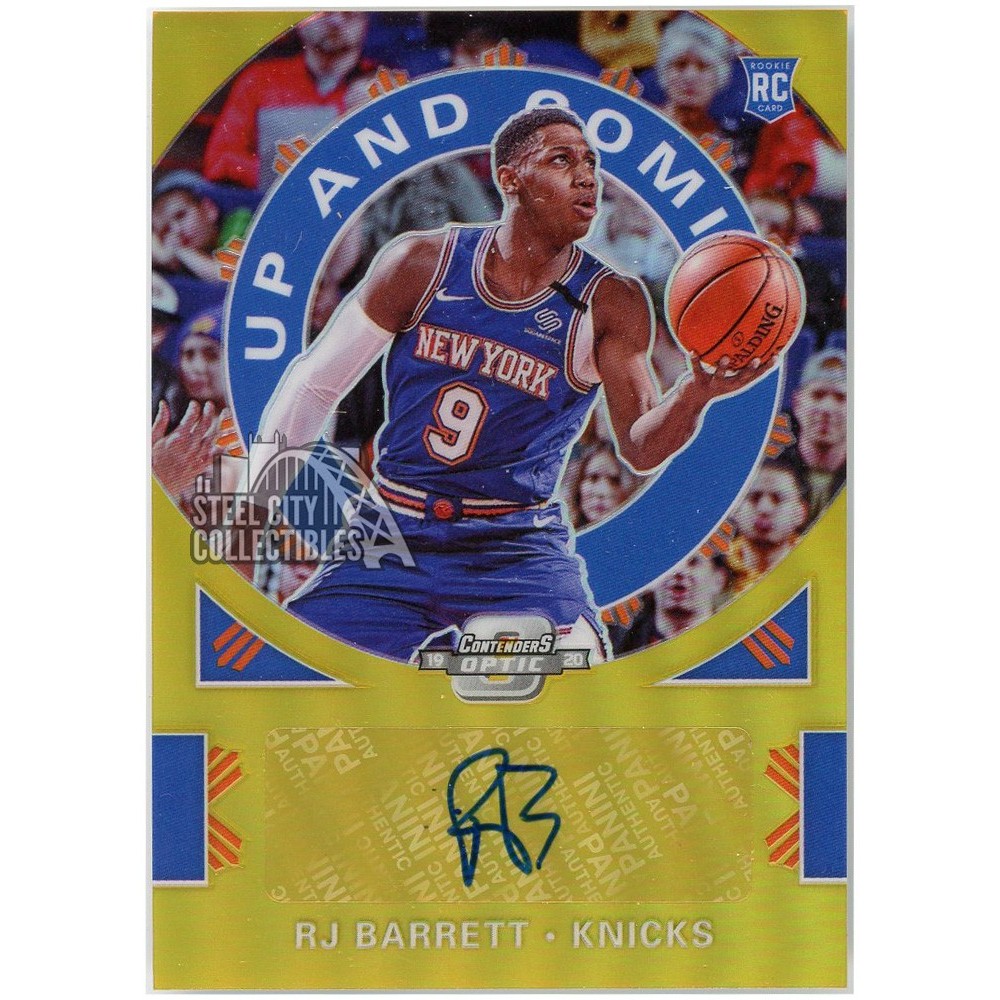 Rj Barrett Auto RJ Barrett 2019-20 Panini Contenders Optic Up And