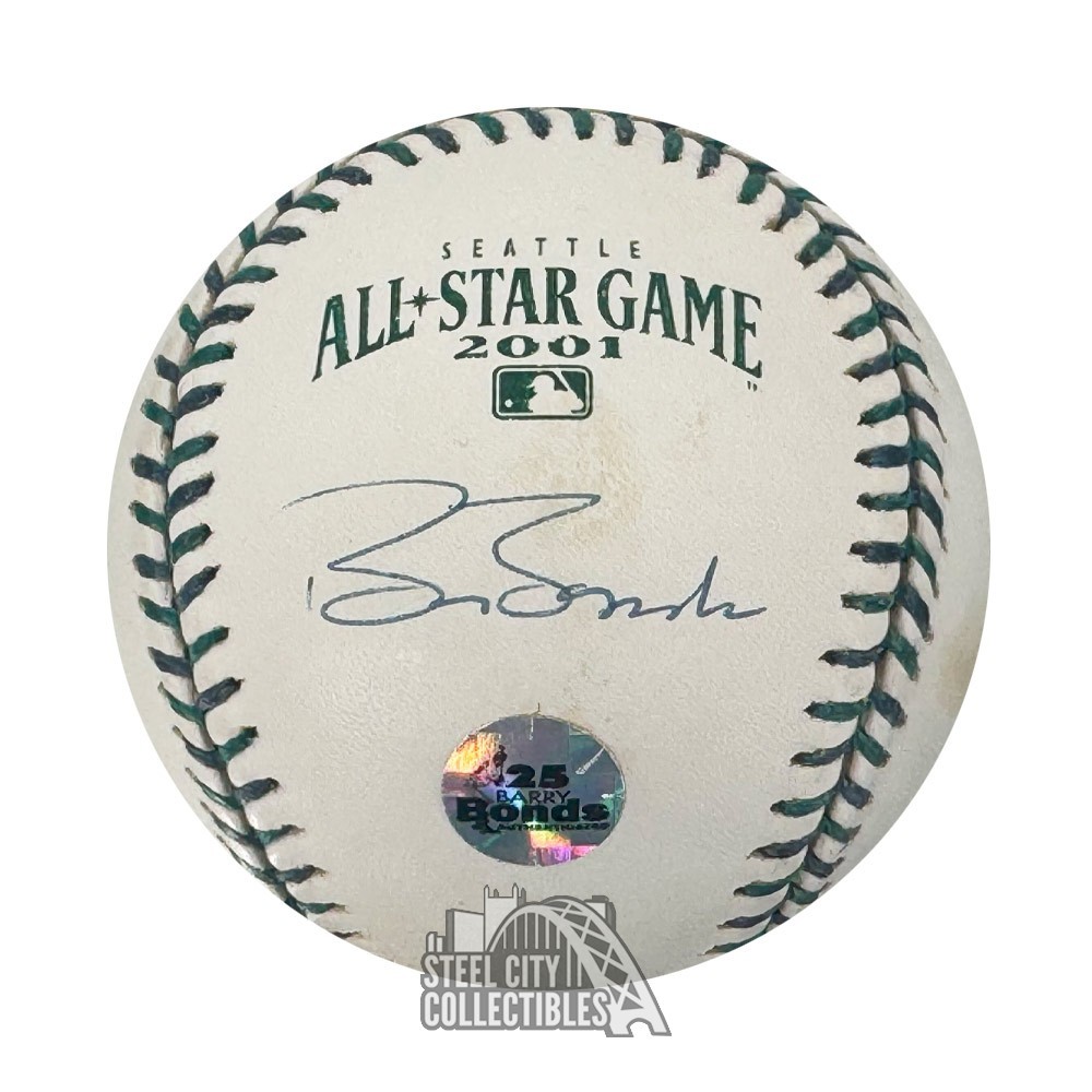 Barry Bonds Autographed 2001 All Star Game Official MLB Baseball