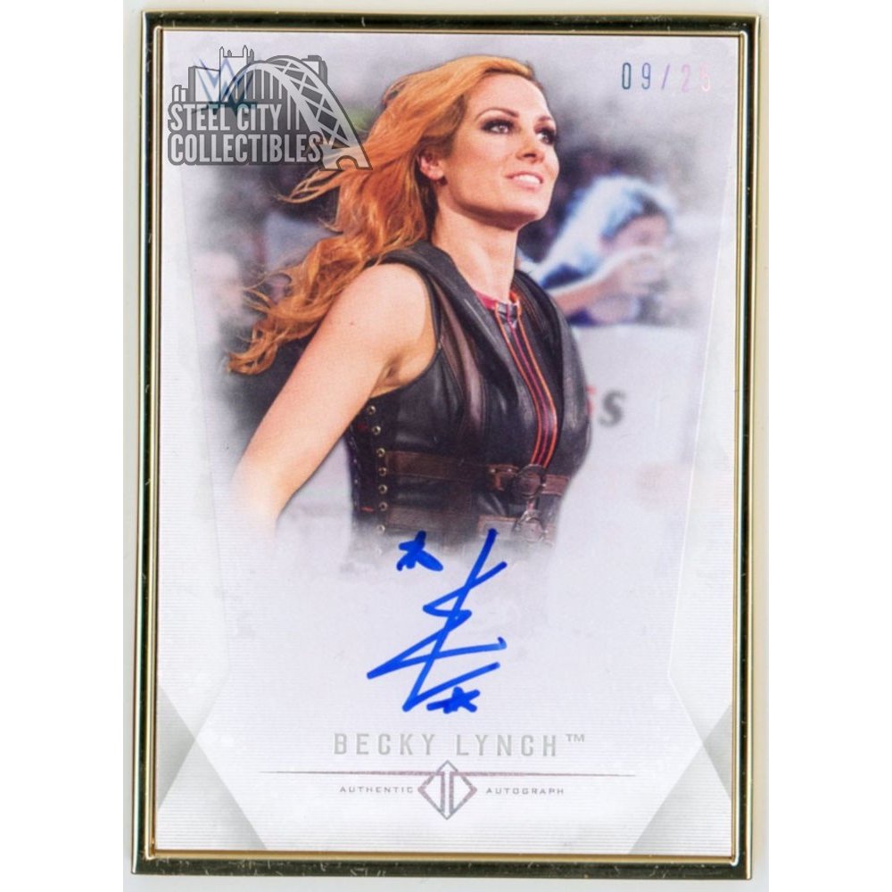 Becky Lynch 2019 Topps WWE Transcendent Collection Autograph 9/25