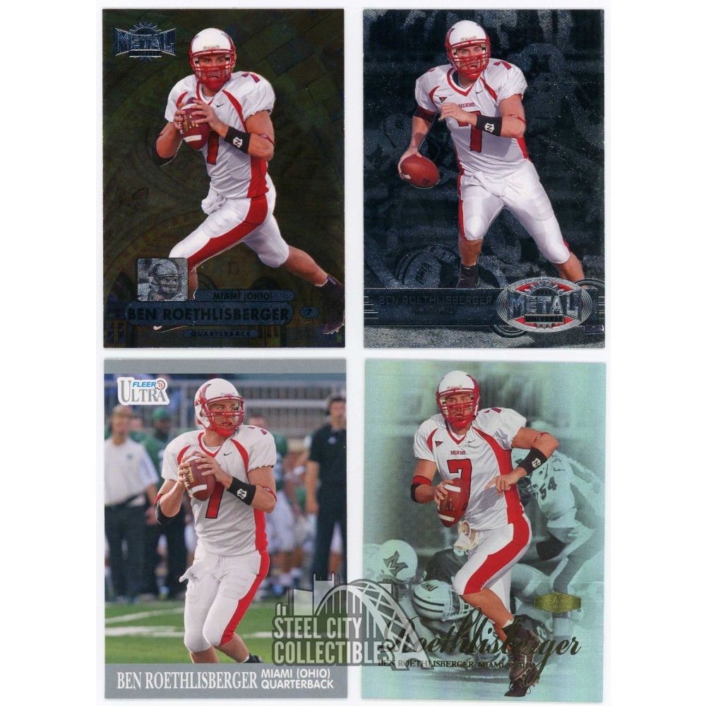 Ben Roethlisberger Assorted 2013 Collegiate Football 119 Card Lot ...