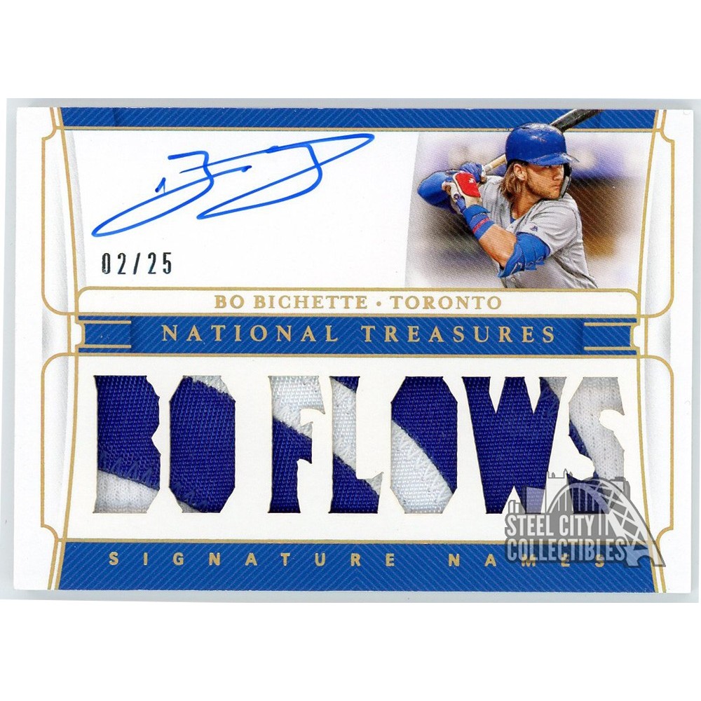 Bo Bichette 2020 Panini National Treasures Holo Gold Rookie Patch 