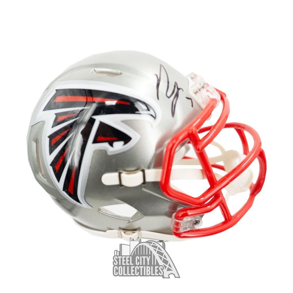 fake football helmet mini Noah Brown Signed Dallas Cowboys Flash Speed Replica (JSA) At approx Green Bay Packers Helmet Riddell