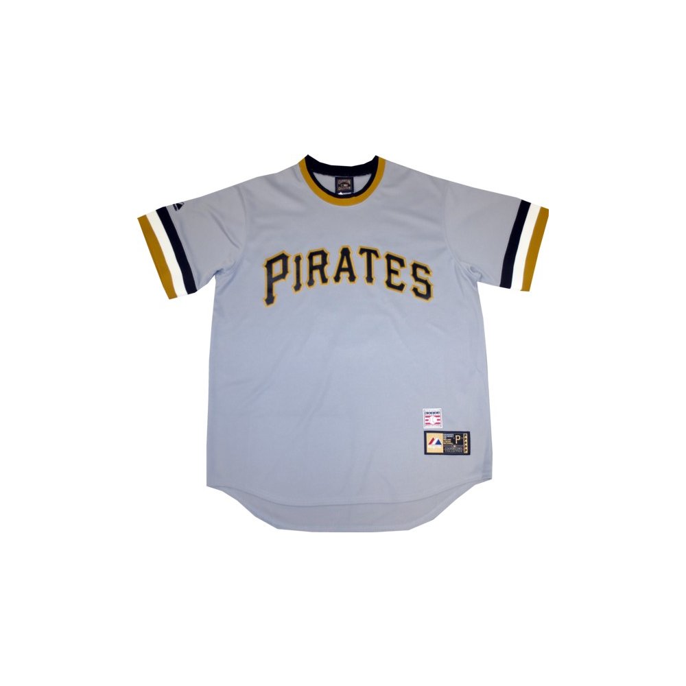 Bill Mazeroski Autographed Pirates Gray Premier Majestic Jersey - JSA COA