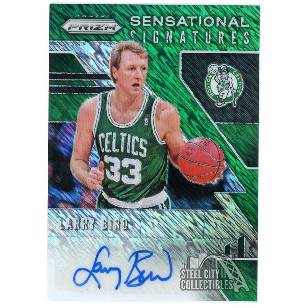 Larry Bird 2019-20 Panini Prizm Sensational Signatures Auto Card