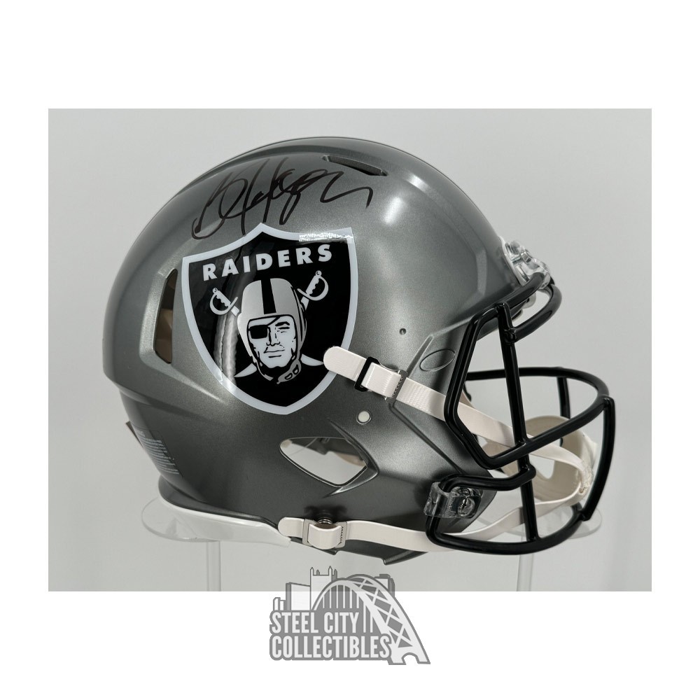 bo jackson football helmet Autographed Oakland Raiders Speedflex Authentic JSA Witnessed PROLINE helmet BO JACKSON SIGNED FULL SIZE