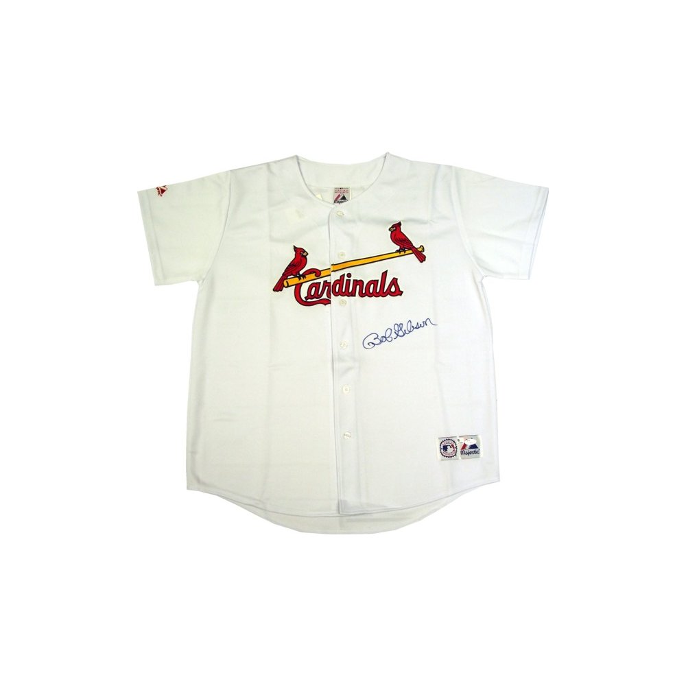 bob gibson autographed jersey