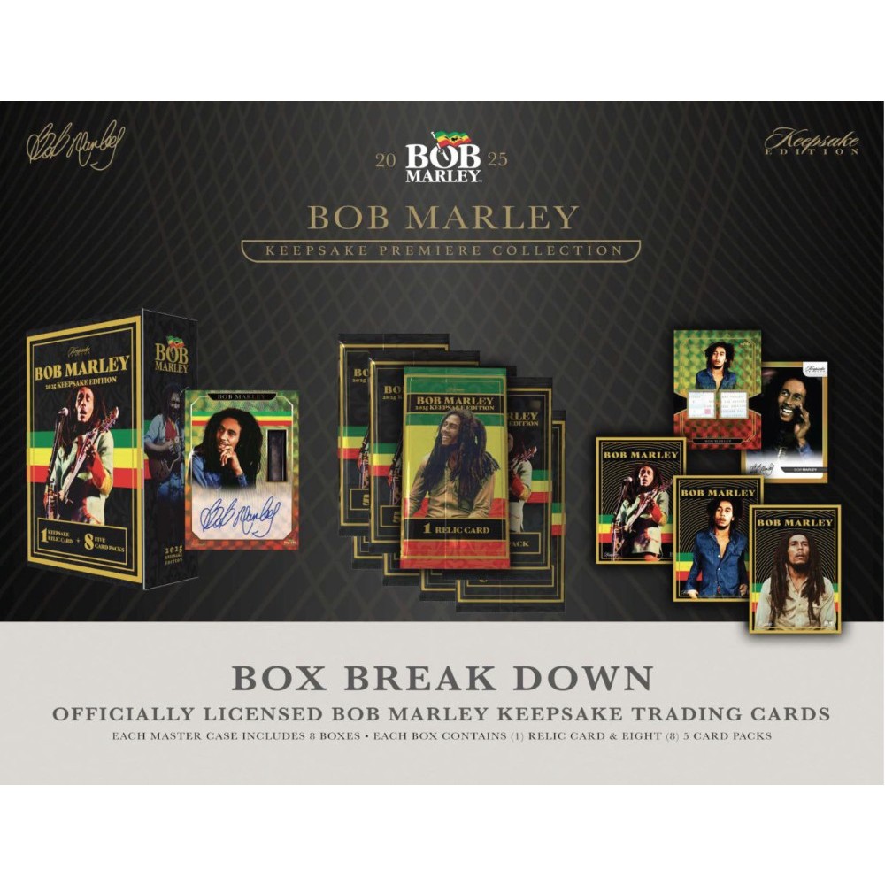 2025 Super Break Bob Marley Keepsake Premiere Edition 8-Box