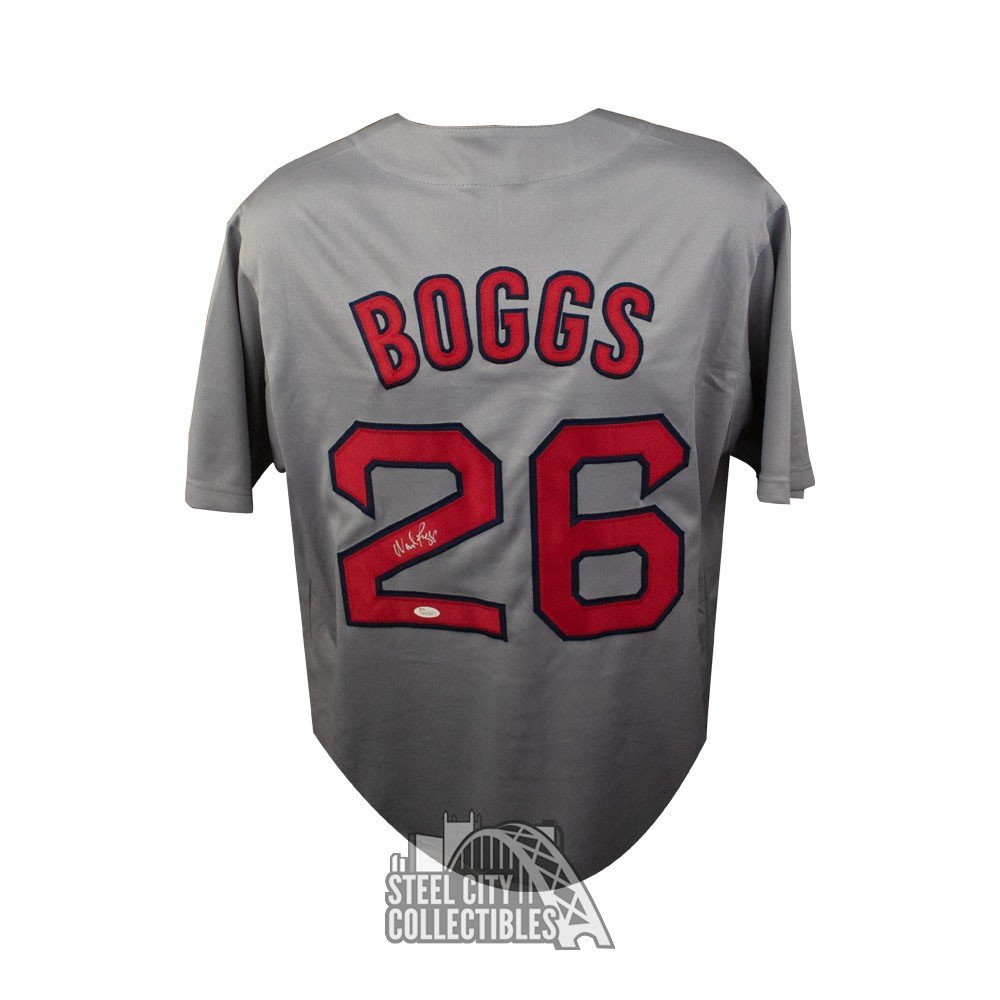 wade boggs autographed jersey