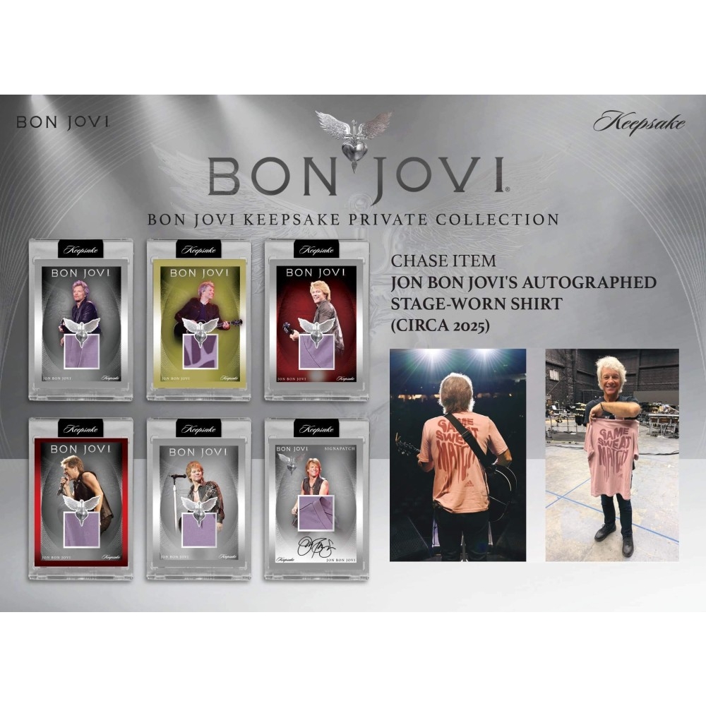 2026 Super Break Bon Jovi Keepsake Private Collection Box | Steel