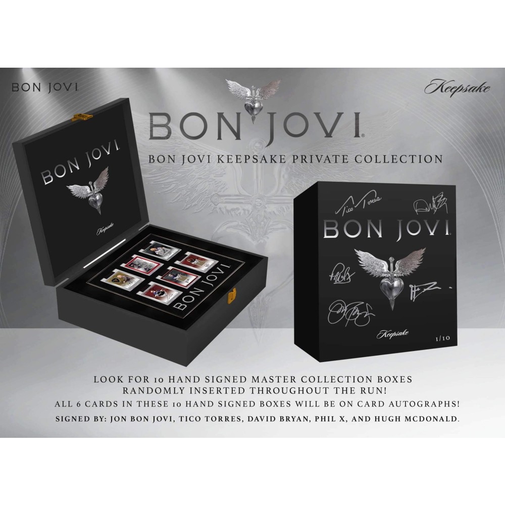 完全限定盤 BON JOVI BOX 1 コレクターズボックス 廃盤レア 希少 2026 Super Break Bon Jovi Keepsake Private Collection Box | Steel