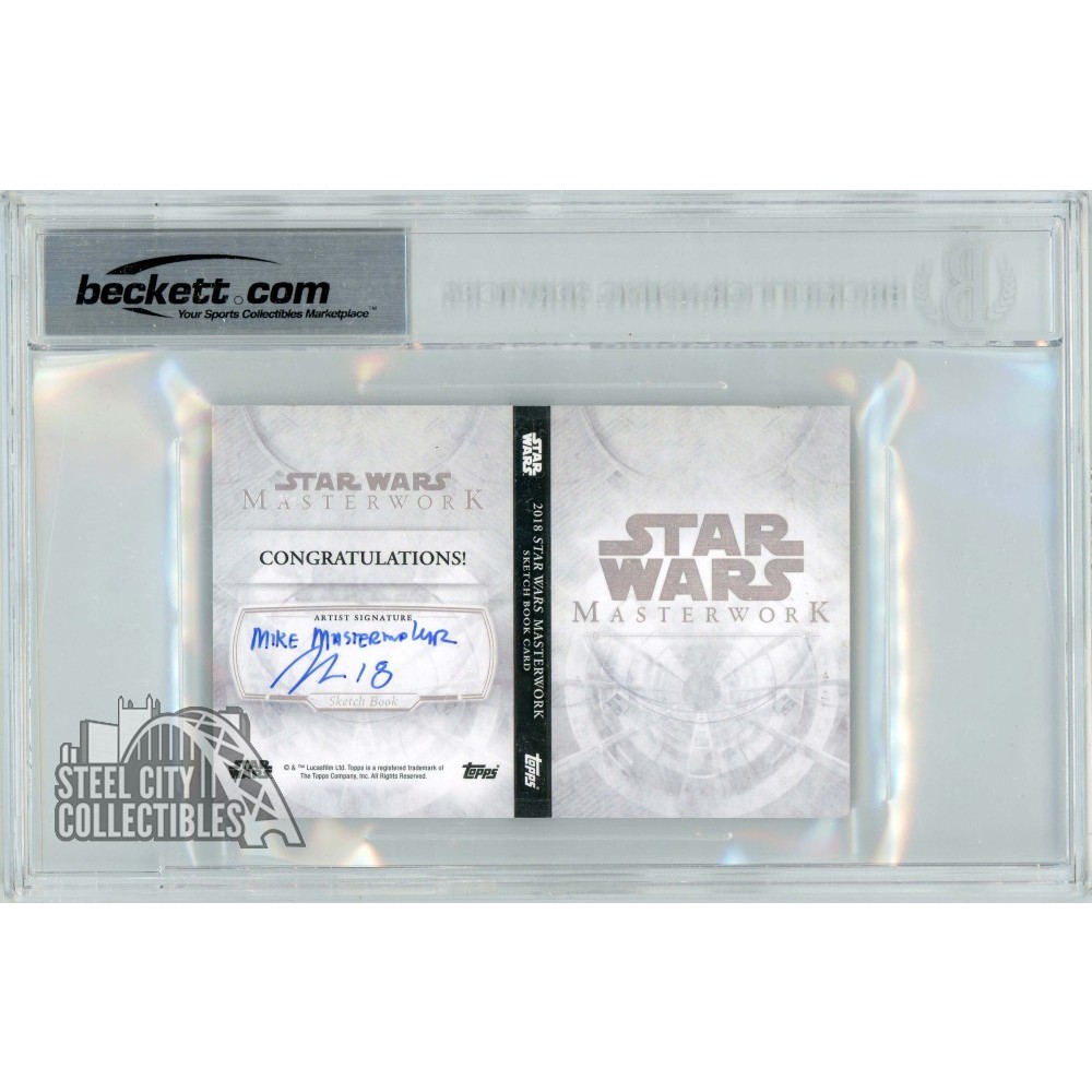 Mike Mastermaker 2018 Topps Star Wars Masterwork Sketch Books
