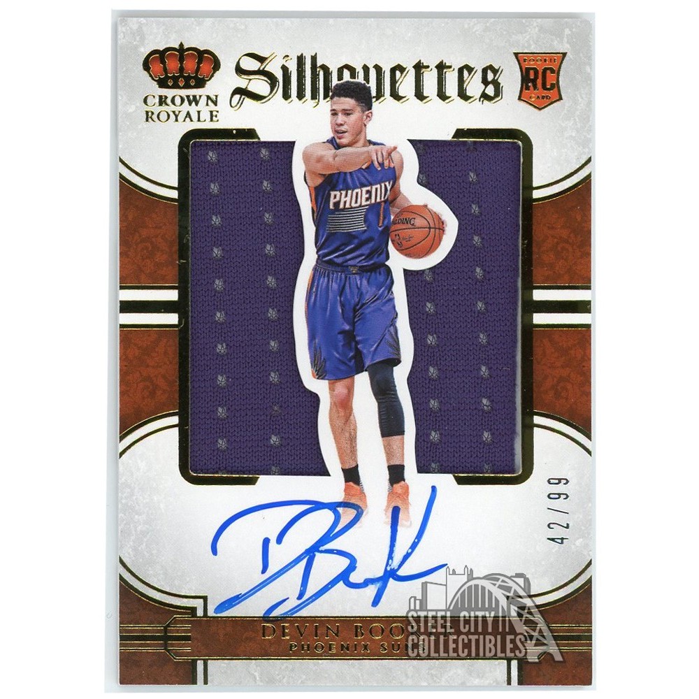 Devin Booker ルーキーカード Devin Booker 2015-16 Panini Preferred Silhouettes Rookie Patch