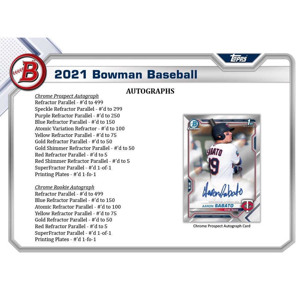 その他 MLB 2021BOWMAN BASEBALL HOBBY Topps box Amazon.com: 2021 Bowman MLB Baseball HOBBY box (24 pks/bx