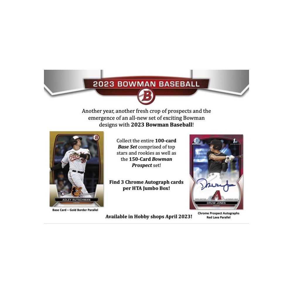 2023 Bowman Baseball Hobby Jumbo 8Box Case PICK YOUR TEAM Group Break