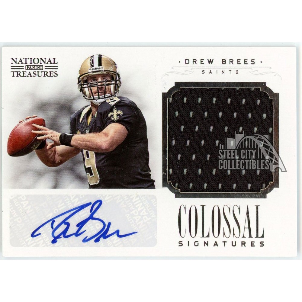Drew Brees 2012 Panini National Treasures Colossal Jersey