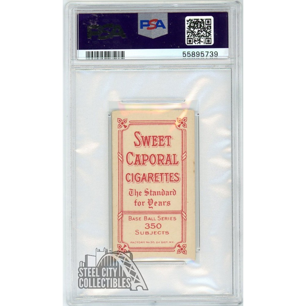 sweet caporal cigarettes baseball cards Mordecai Brown 1909-11 T206 Sweet Caporal Chicago Shirt Baseball Card PSA 4