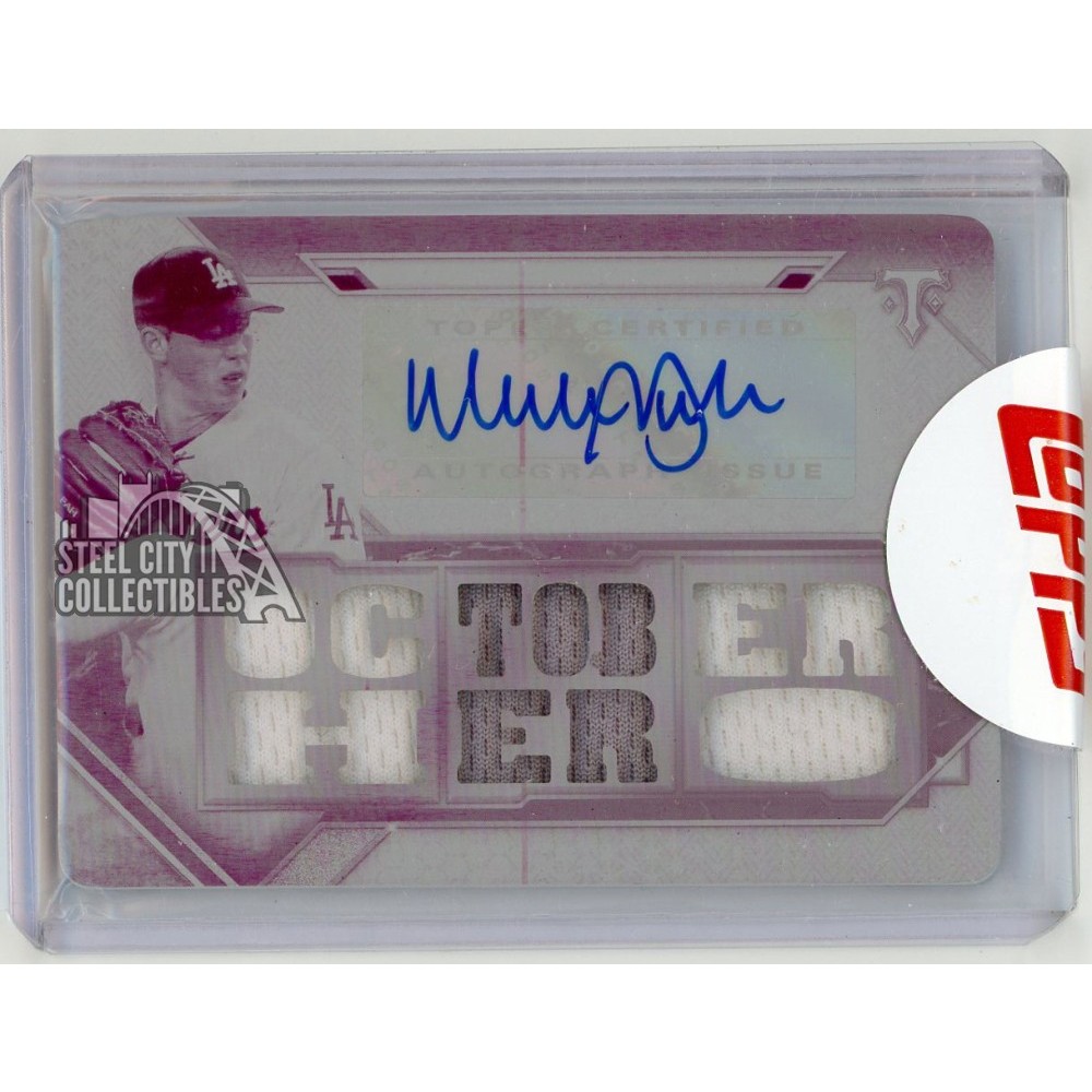 その他 WALKER BUEHLER 2021 TOPPS auto Walker Buehler 2021 Topps Triple Threads White Whale Patch