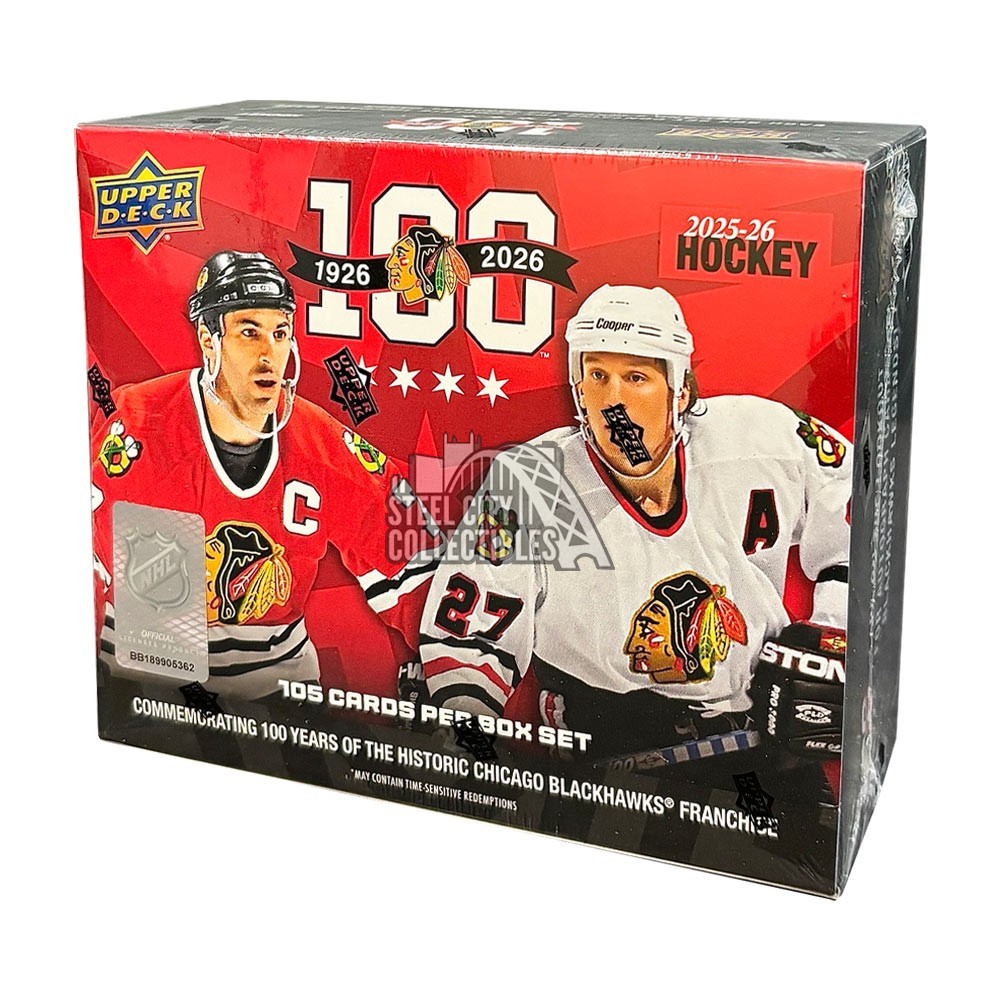 2025-26 Upper Deck Chicago Blackhawks Centennial Hockey Box