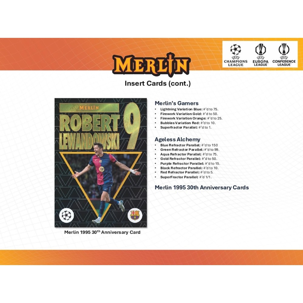2024-25 Topps UEFA Club Competitions Merlin Chrome Soccer Blaster