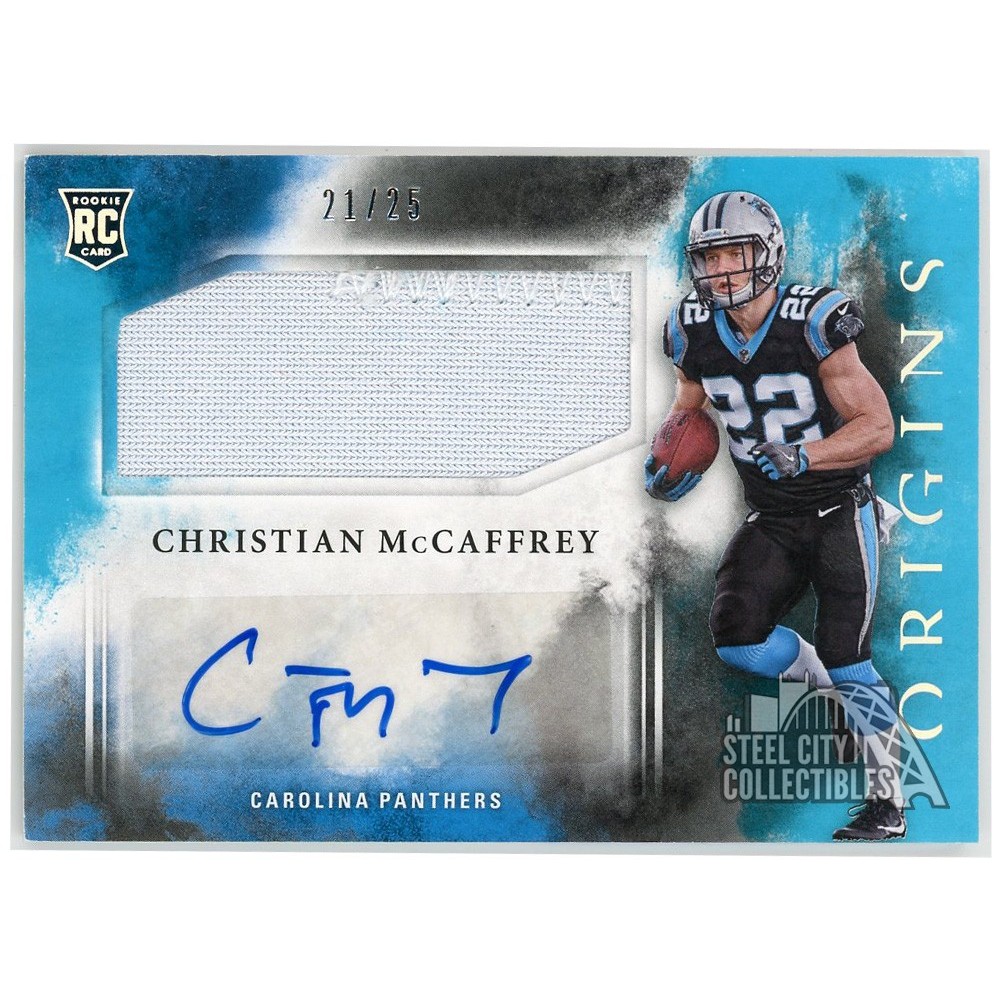 Christian McCaffrey 2017 Panini Origins Rookie Jumbo Patch