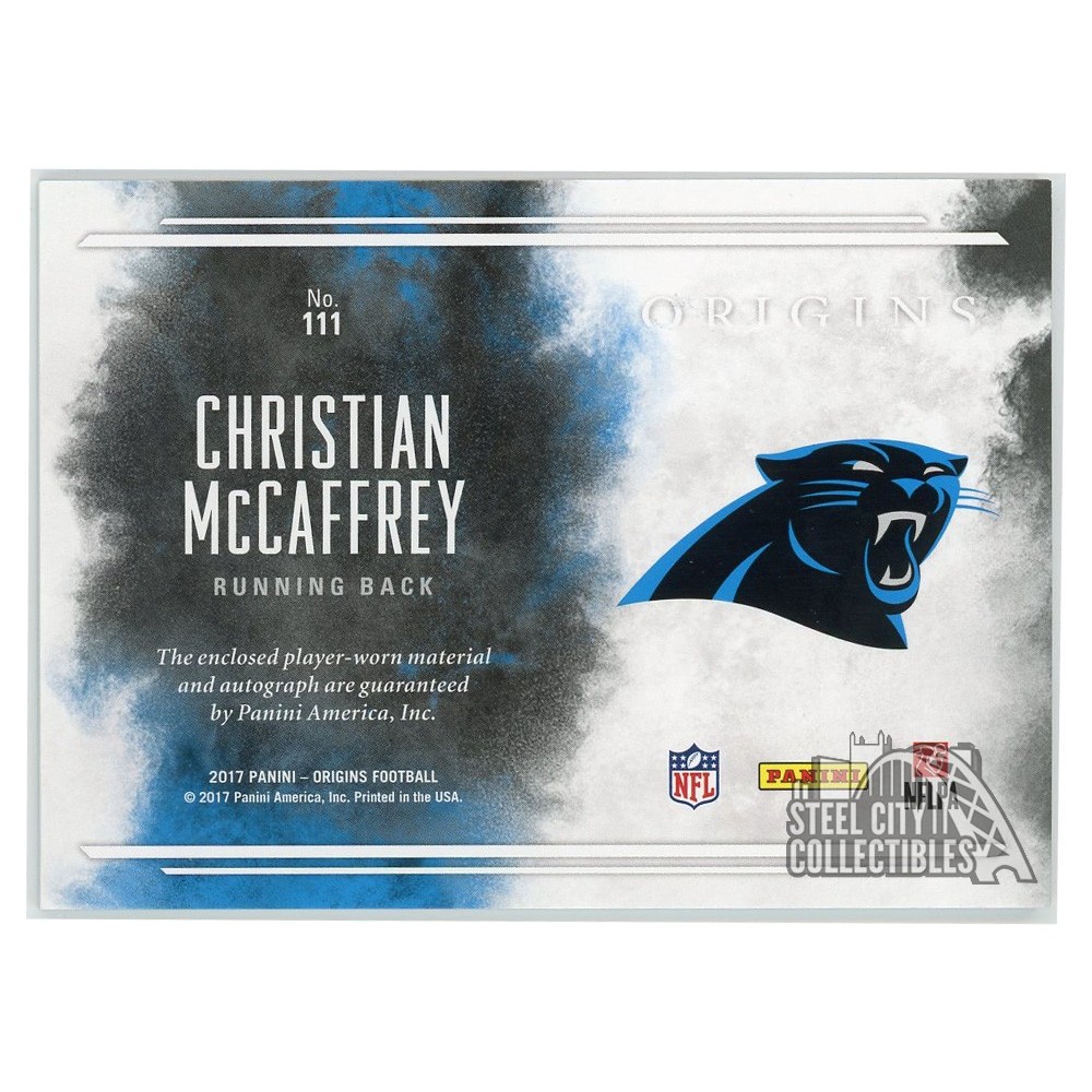 Christian McCaffrey 2017 Panini Origins Rookie Jumbo Patch