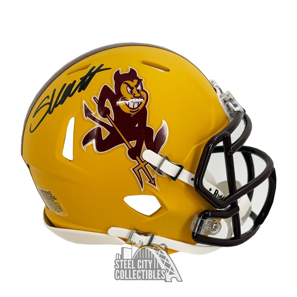 football helmet cam Chin Strap Loc Housing Set for Riddell SpeedFlex Helmet, 2 PCS Cam Skattebo Autographed Arizona State