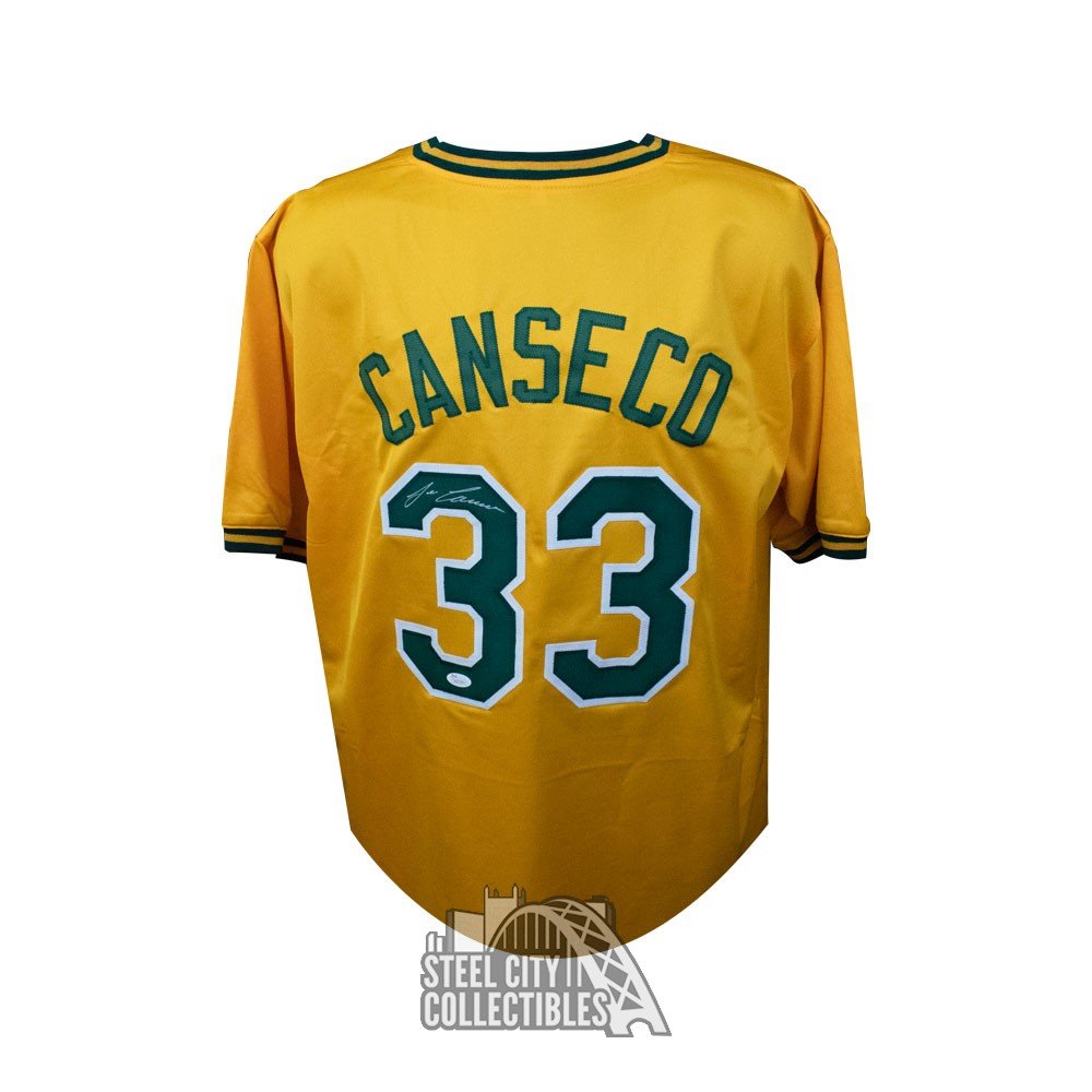 oakland a's yellow jersey