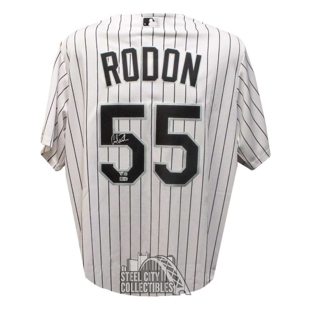 Carlos Rodon Autographed Chicago White Sox Nike White Baseball Jersey -  Fanatics