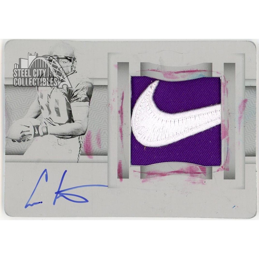 Cris Carter 2023 Panini National Treasures Nike Logo Patch