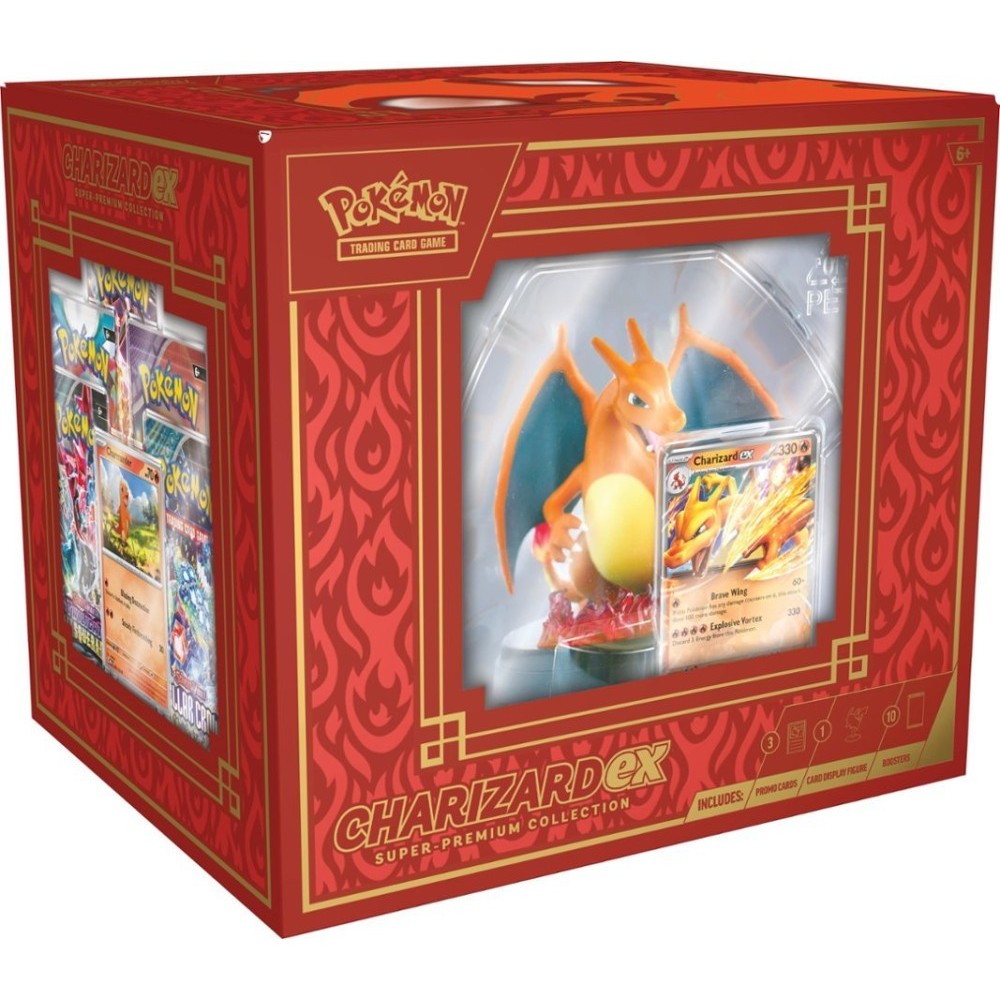 Pokemon charizard ex super premium collection box steel city collectibles