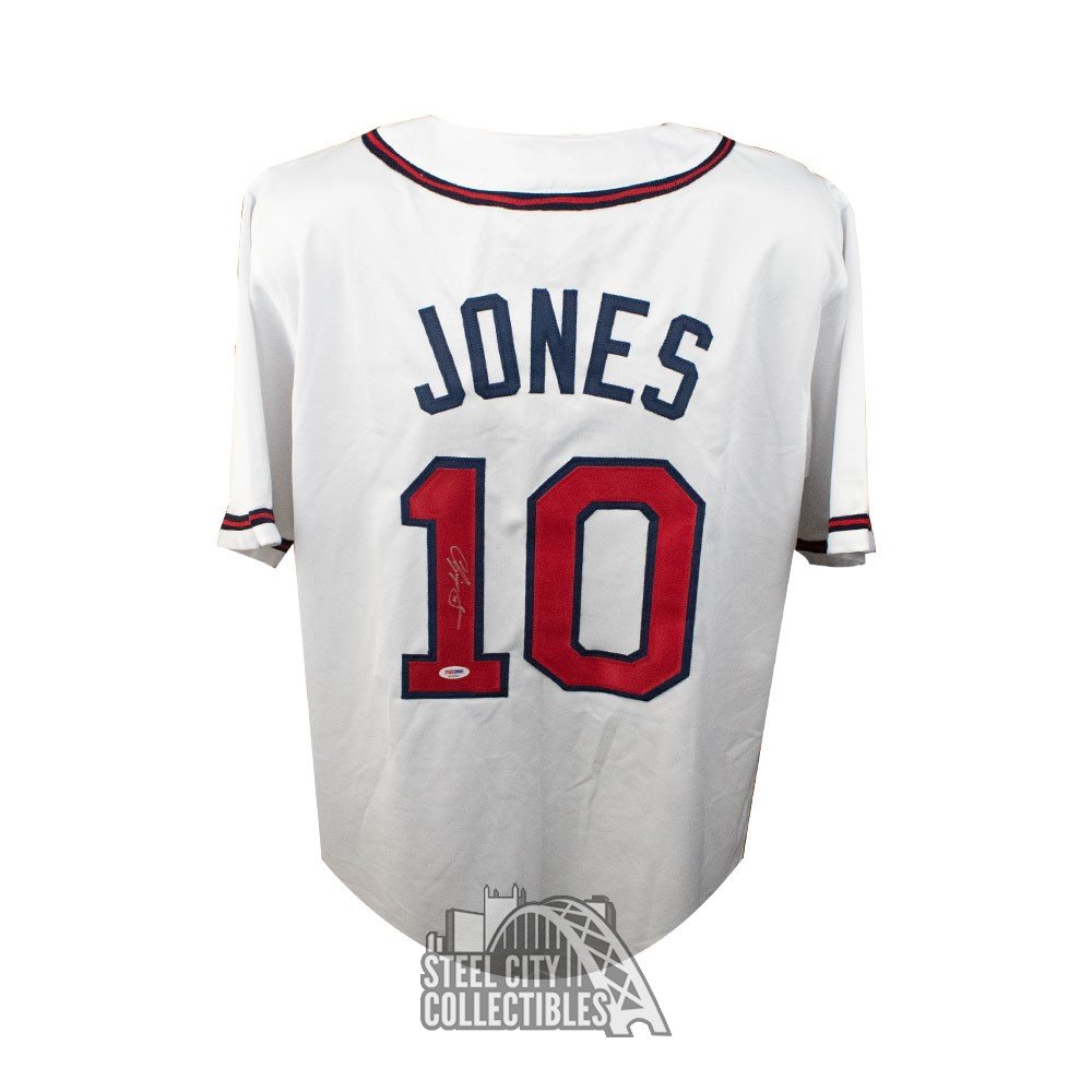 Chipper Jones Autographed Atlanta 