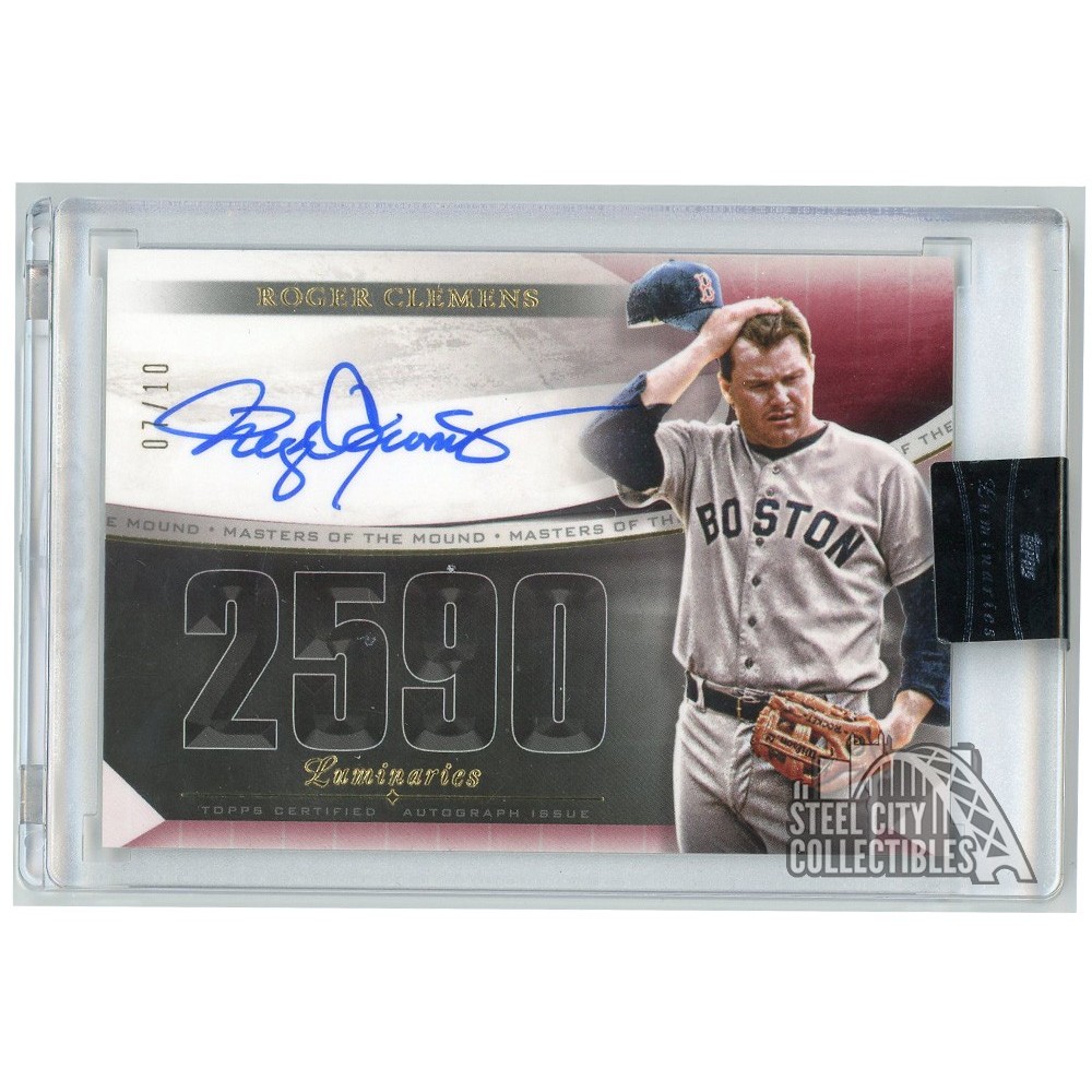 Roger Clemens 2021 Topps Luminaries Masters Of The Mound Red