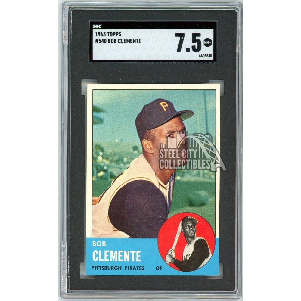 Roberto Clemente 1963 Topps Baseball Card #540 SGC 7.5 | Steel