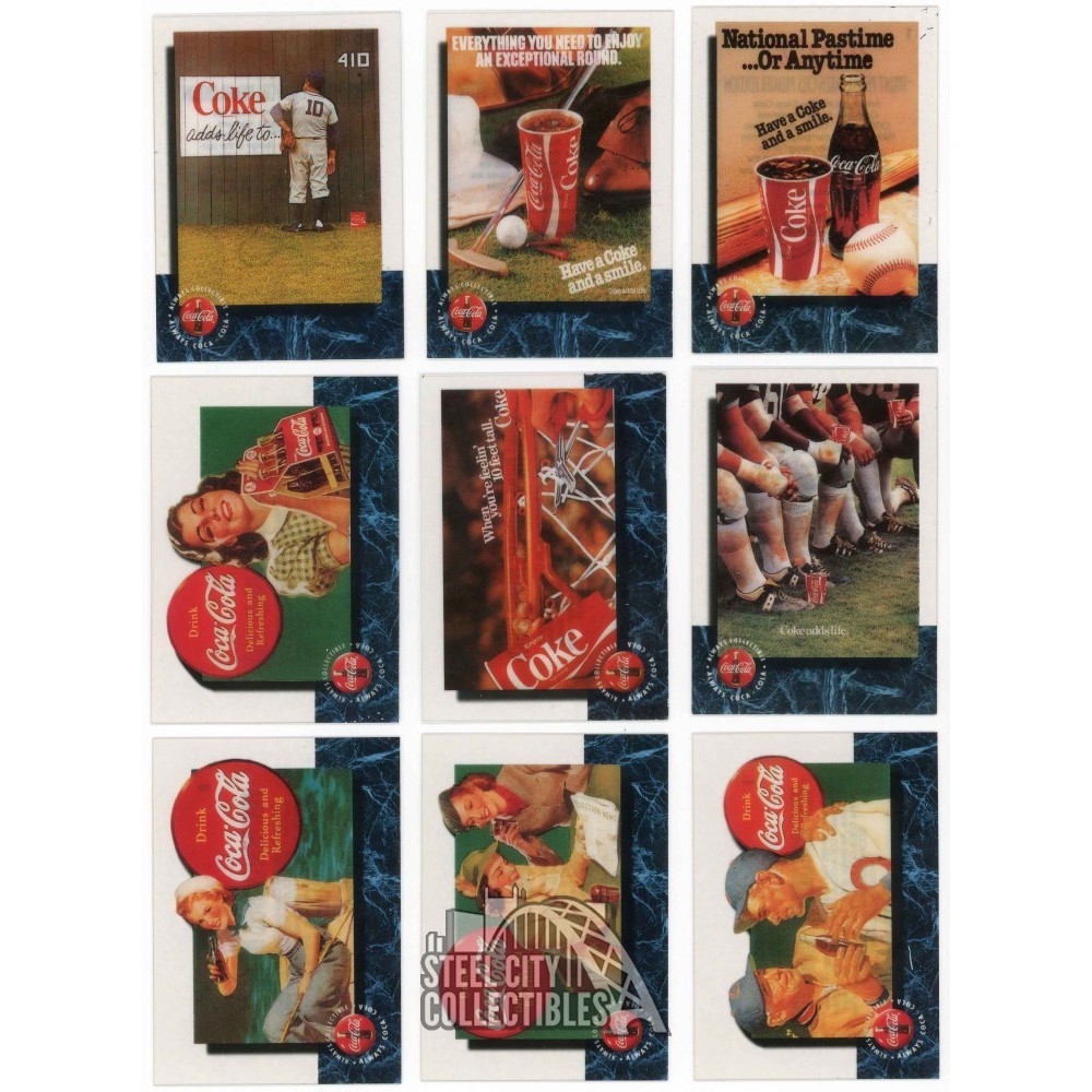 1995 Coca-Cola Sprint Phone Cards/Cels Premier Edition 50 Card Complete Set  | Steel City Collectibles
