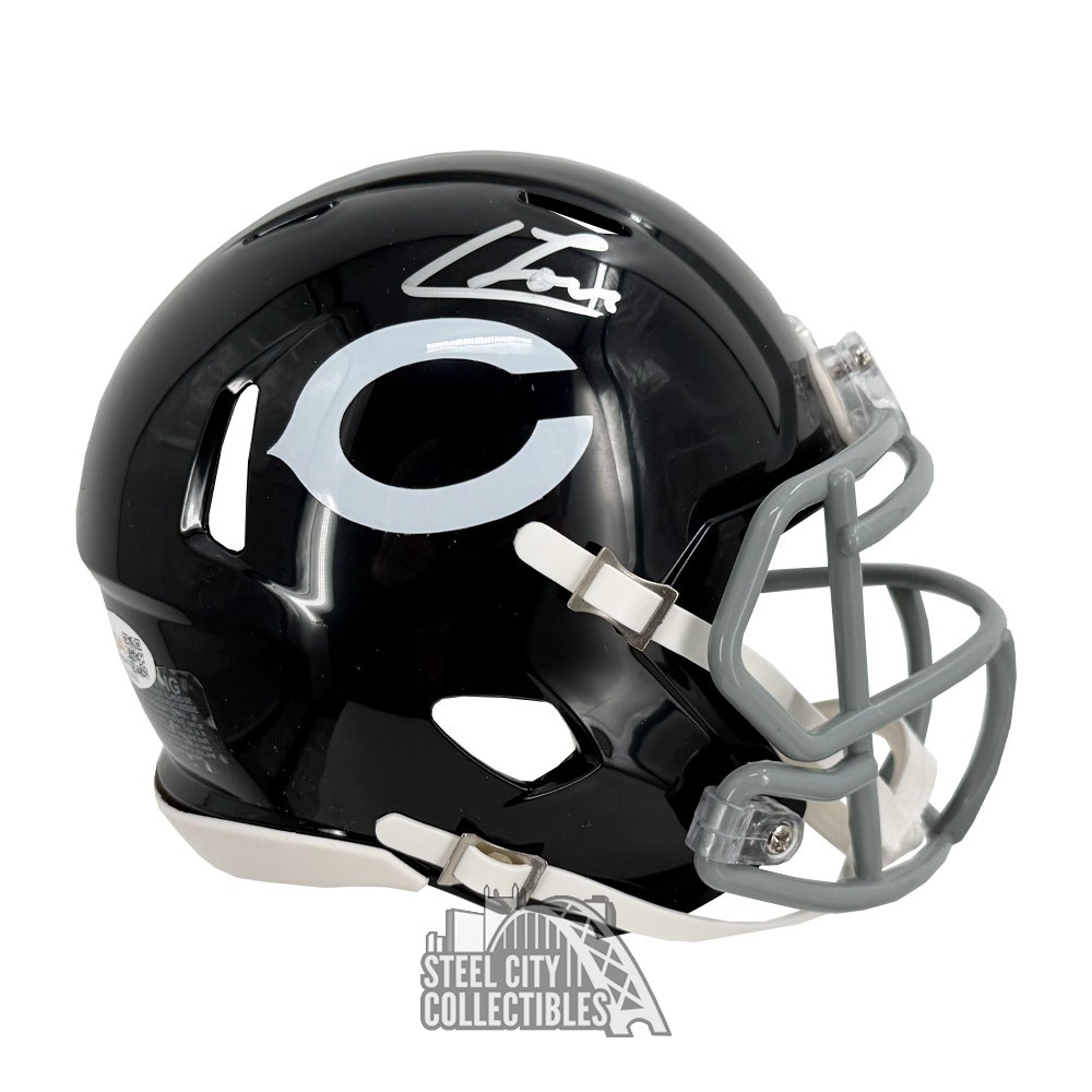 chicago bears throwback football helmet Riddell SpeedFlex Authentic this authentic Colston Loveland Autographed Chicago Bears